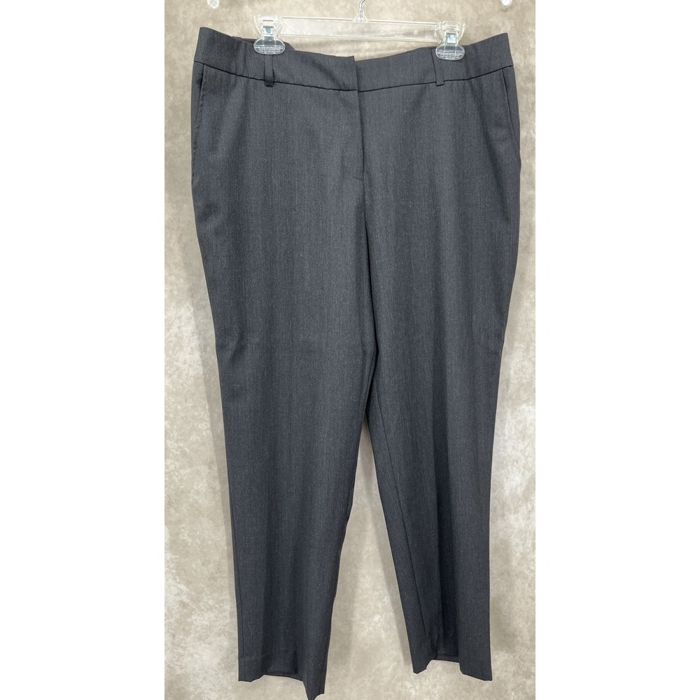 Pendleton 100% Virgin Wool Dress Pants Women's Size 16 Gray Straight Leg Career